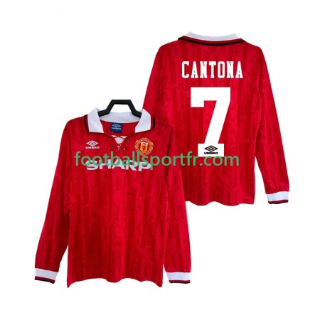 Tenue Manchester United CANTONA 7 1992 Retro Domicile 1994 Maillot de Foot ML